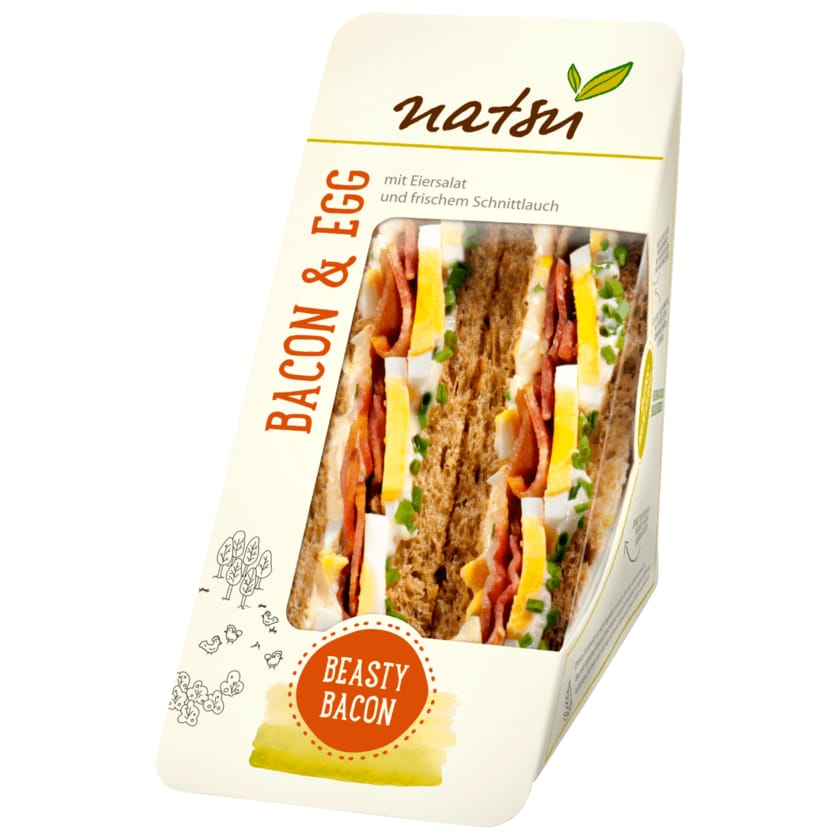 Natsu Sandwich Bacon & Egg 160g